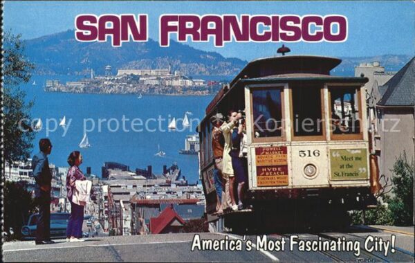 San Francisco California Cable Car Hyde-Street