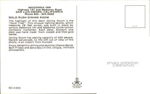 San Luis Obispo Madonna Inn Nacht-Bar Dining Room – Bild 2