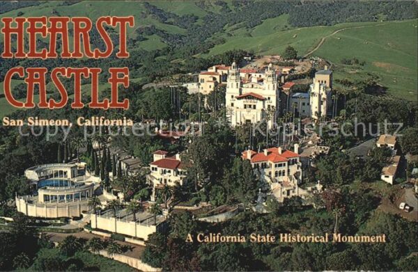 San Simeon Hearst Castle Fliegeraufnahme