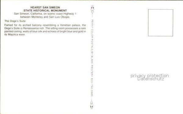San Simeon State Historical Monument Doges Suite – Bild 2
