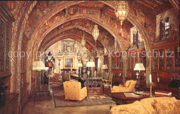 San Simeon State Historical Monument Gothic Study