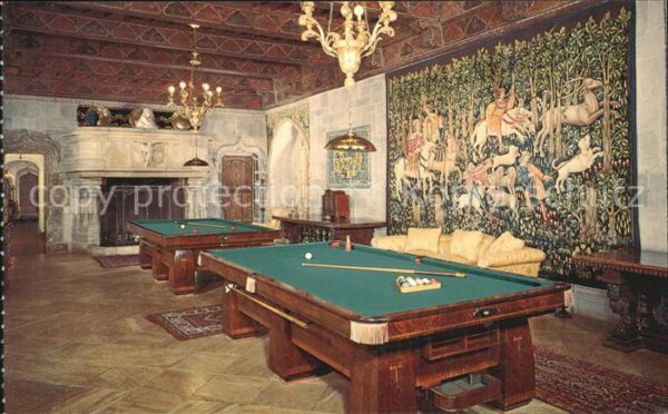 San Simeon State Historical Monument Billiard Room