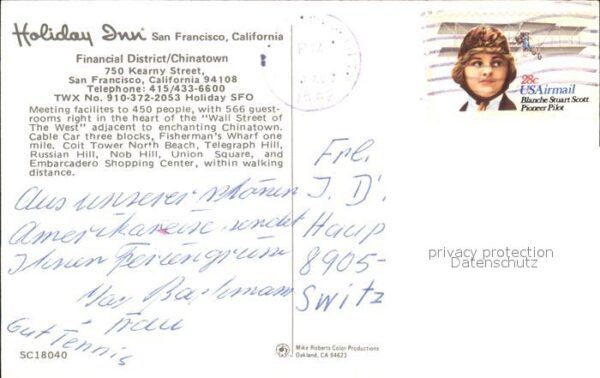 San Francisco California Holiday Inn Hotel China-Town – Bild 2