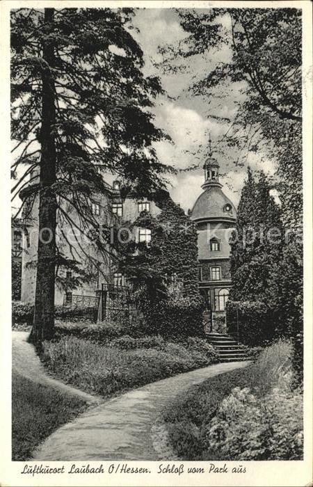 Laubach Hessen Schloß mit Park