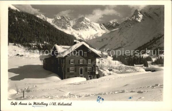 Mittelberg Kleinwalsertal Cafe Anna