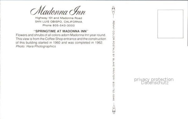 San Luis Obispo Madonna Inn Hotel – Bild 2