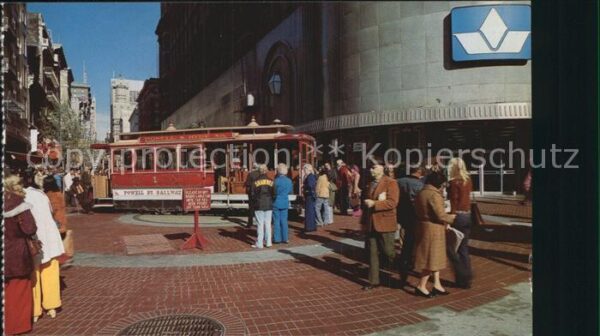 San Francisco California Powell and Market Street