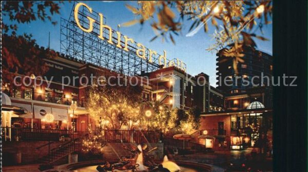San Francisco California Ghirardelli Square Sparkles