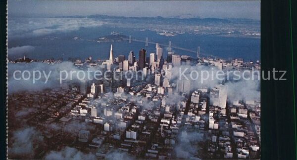 San Francisco California Fliegeraufnahme Skyline