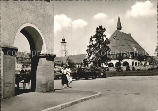 Freudenstadt Marktplatz mit Stadthaus Rathaus