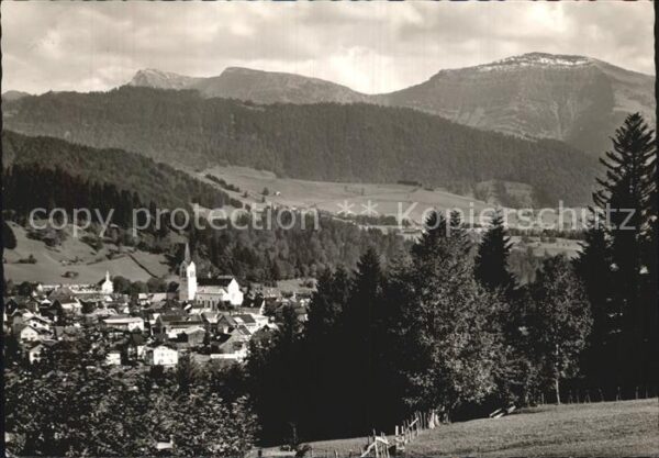 Oberstaufen mit Rindalphorn udn Hochgrat