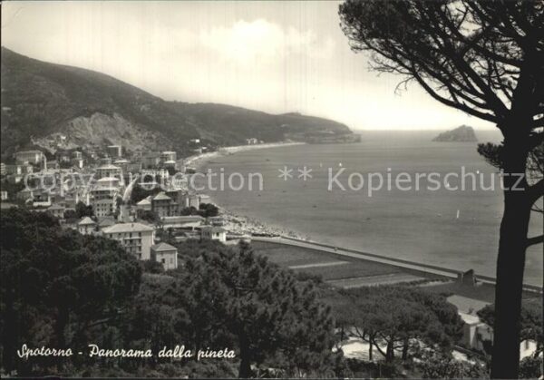 Spotorno Savona Liguria Küstenpartie