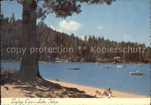 Lake Tahoe California Beach and Harbor