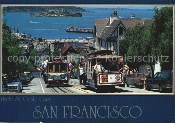San Francisco California Hyde Street Cable Cars