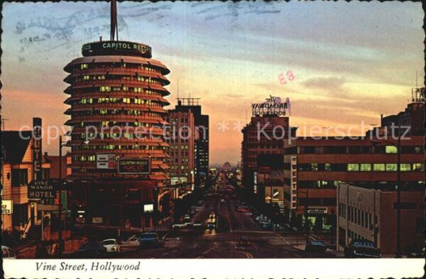 Hollywood California Vine Street