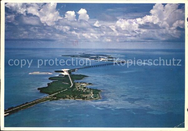Florida Keys Fliegeraufnahme mit Brücken
