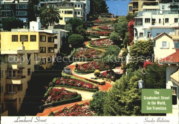 San Francisco California Lombard Street