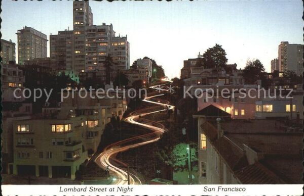 San Francisco California Lombard Street