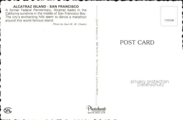 San Francisco California Fliegeraufnahme Skyline with Alcatraz – Bild 2