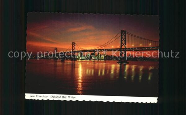 San Francisco California Oakland Bay Bridge
