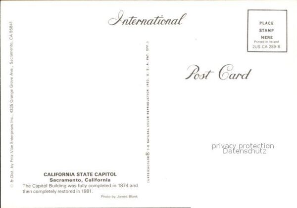 Sacramento California State Capital – Bild 2