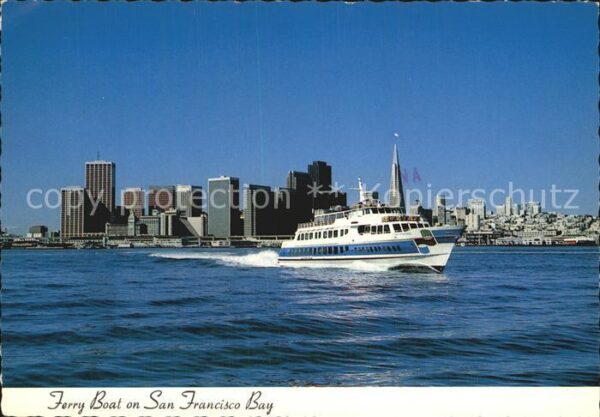 San Francisco California Ferry Boat