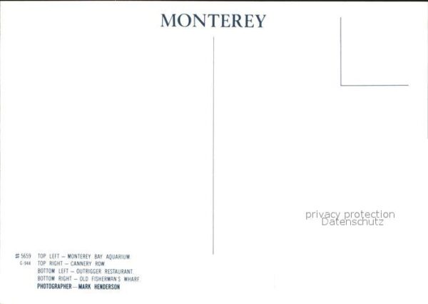 Monterey California Strand Ortspartie – Bild 2