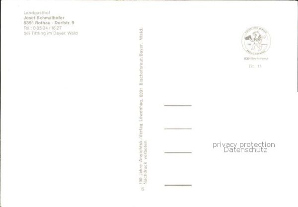 Rothau Tittling Landgasthof Josef Schmalhofer – Bild 2