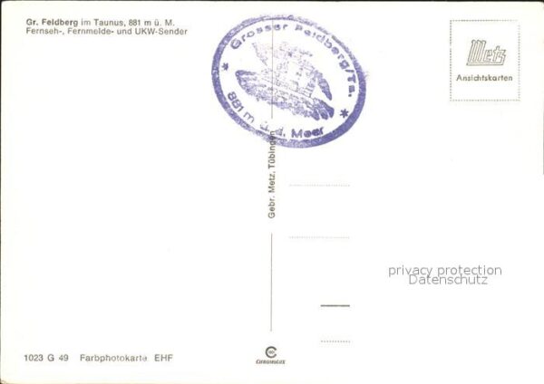 Feldberg Taunus Sendetürme – Bild 2