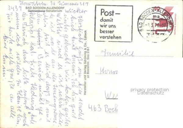 Allendorf Bad Sooden Sanatorium – Bild 2