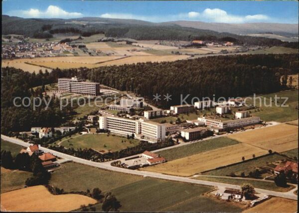 Bad Driburg Fliegeraufnahme Sanatorium