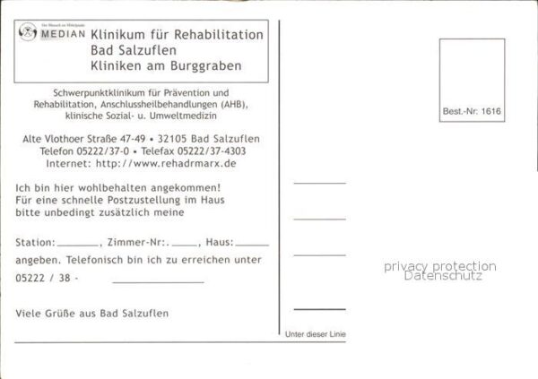 Bad Salzuflen Median Klinikum für Rehabilitation – Bild 2