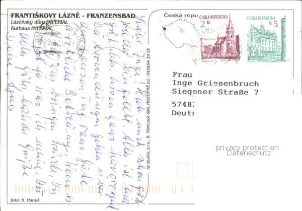 Frantiskovy Lazne Kurhaus Imperial – Bild 2