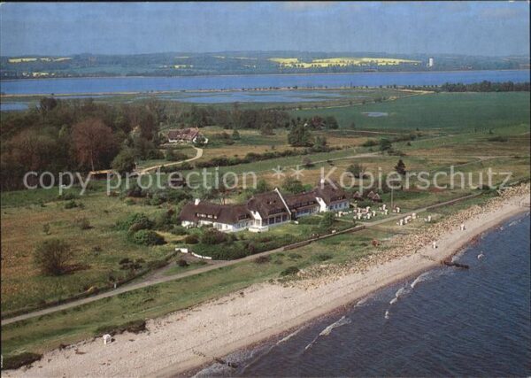 Hohwacht Ostseebad Fliegeraufnahme mit Strand Genueser Sch