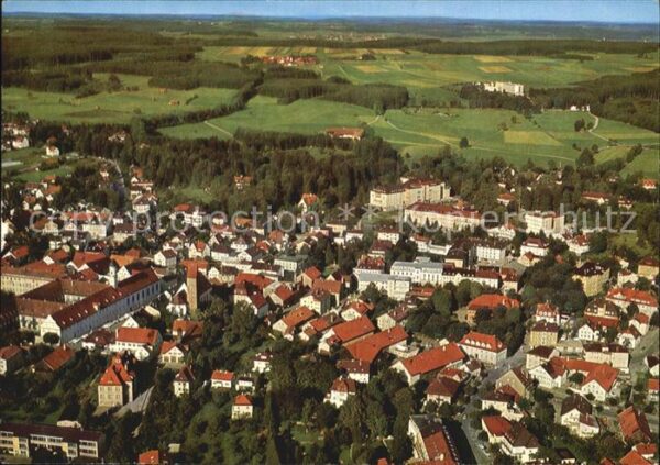 Bad Woerishofen Fliegeraufnahme mit Sebastianeum Kneipp
