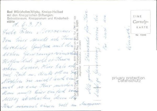 Bad Woerishofen Fliegeraufnahme mit Sebastianeum Kneipp – Bild 2