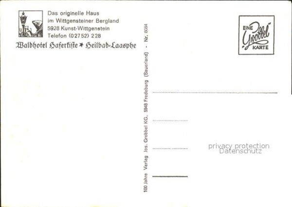 Kunst-Wittgenstein Waldhotel Haferkiste Restaurant – Bild 2