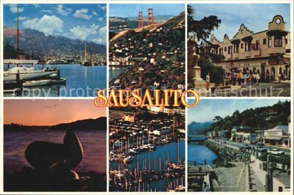 Sausalito Hafen Bridge