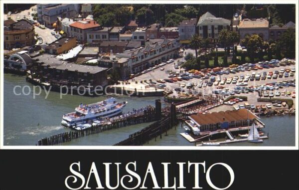 Sausalito Fliegeraufnahme Hafen