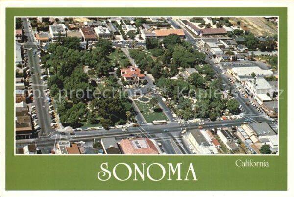 Sonoma Fliegeraufnahme Plaza
