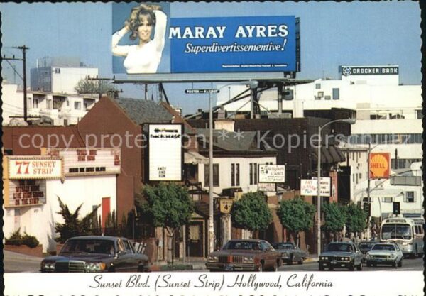Hollywood California Sunset Blvd