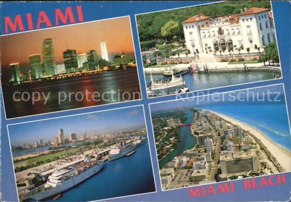 Miami Florida with Miami-Beach Villa-Viscaya