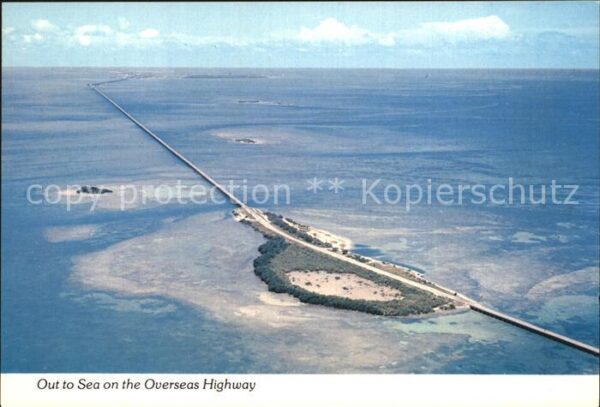 Florida Keys Fliegeraufnahme Overseas Highway Seven
