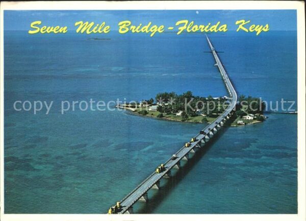Florida Keys Fliegeraufnahme Overseas Highway Seven