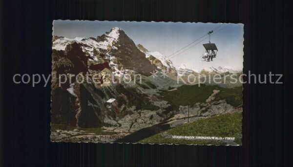 Sessellift Grindelwald-First Eiger Jungfrau Tschin