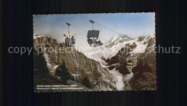 Sessellift Grindelwald-First Schreckhorn Oberer Gr