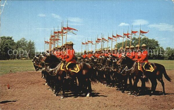 Polizei Royal Canadian Mounted Police drilling