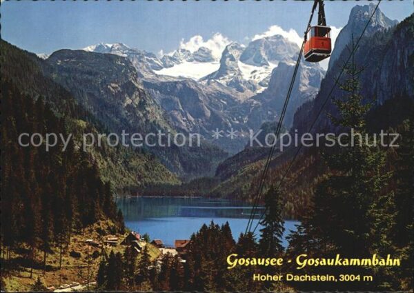 Seilbahn Gosaukamm Gosausee Hoher Dachstein