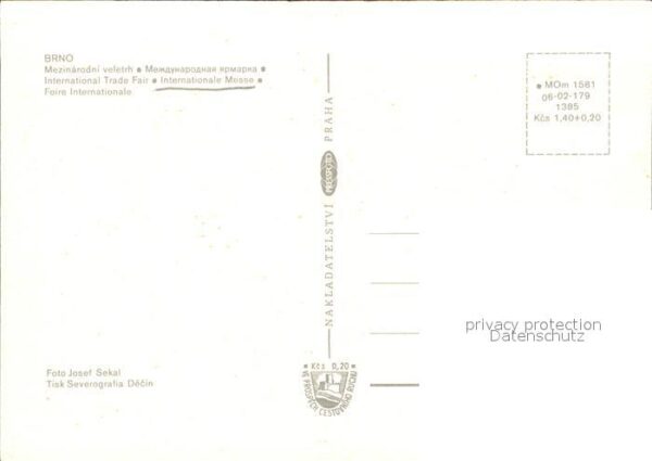 Ausstellung Internationale Messe Brno Mezinarodni V – Bild 2