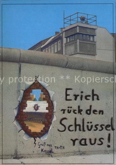 Berliner Mauer Berlin Wall Graffiti Bernauer-Strasse